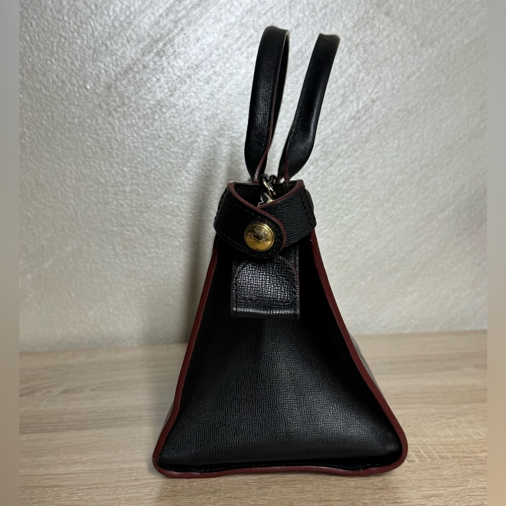 Longchamp Black Medium Satchel Bag - Picture 2 of 16